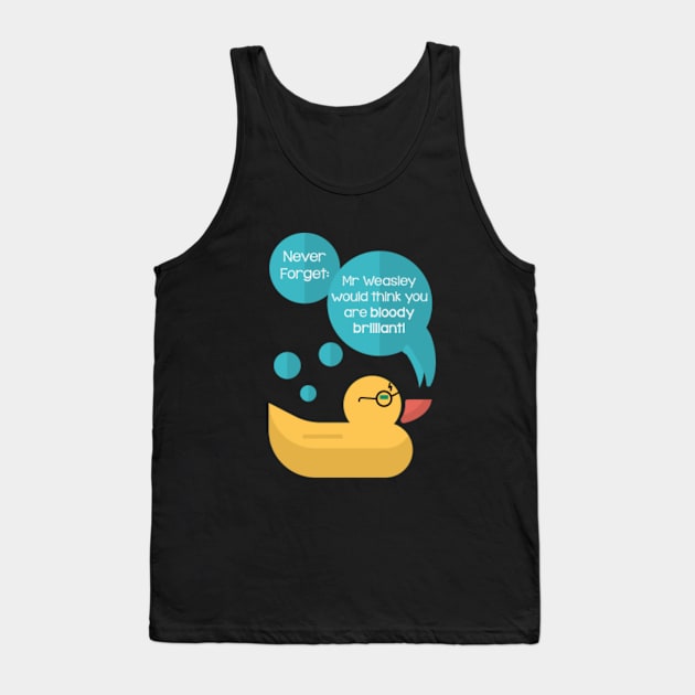 Mr Weasley's Duck Tank Top by SaraSmile416